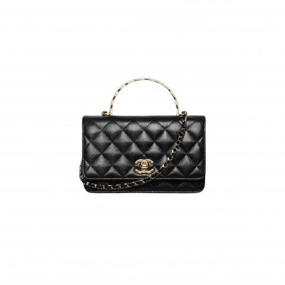CHANEL MASTER MINI COCORUSH WALLET ON CHAIN AP4579 (19.2*12.3*3.5cm)